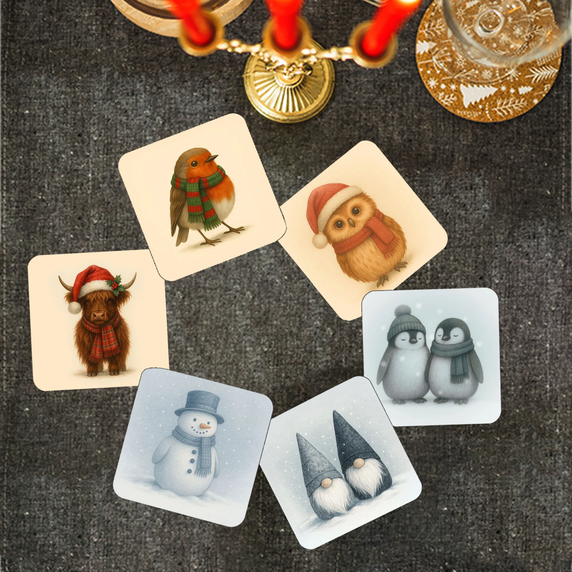 Christmas Beer Mats image 7